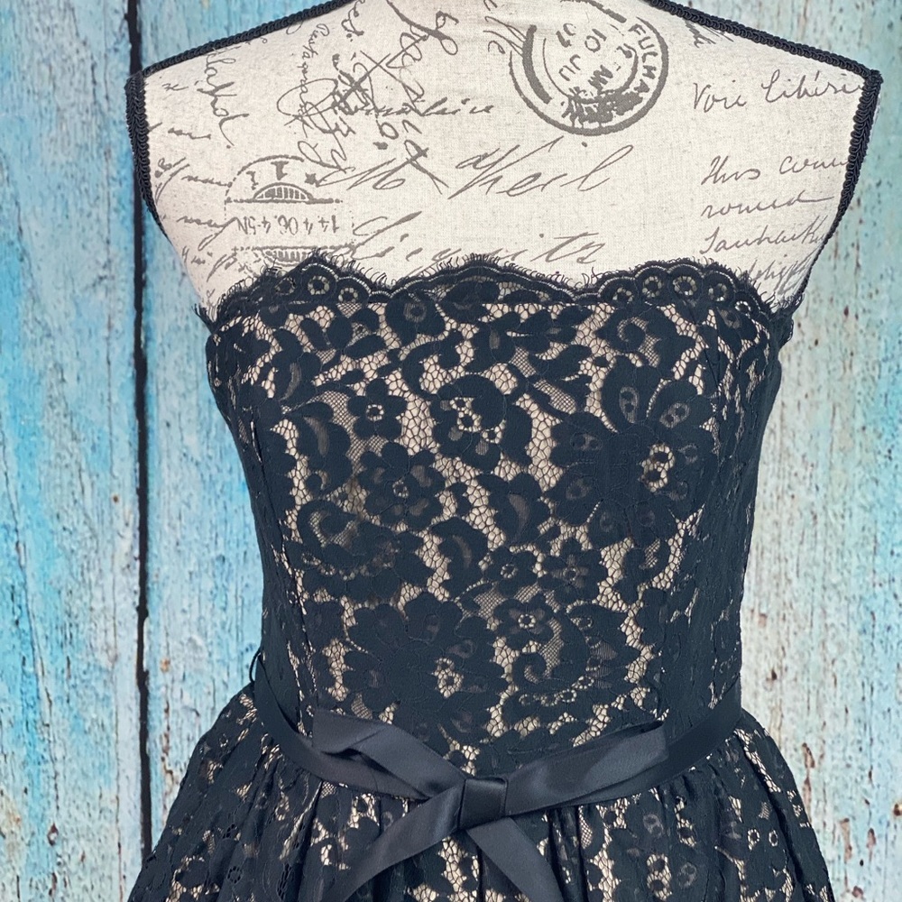 ROBERT RODRIGUEZ Target EUC Black Lace Cocktail Dress - Picture 12 of 16